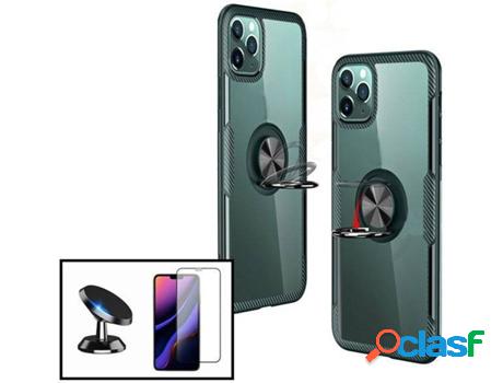 Kit Funda, Soporte y Protector de Cristal Templado iPhone 7