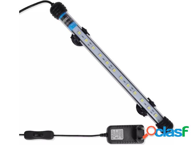 Lámpara LED para Peces VIDAXL (Blanco - 28cm)