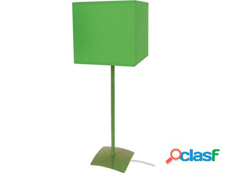 Lámpara de Mesa TOSEL Alfena Carré (Verde - E27 - Máx.