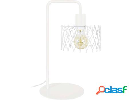 Lámpara de Mesa TOSEL Aster (Blanco - E27 - Máx. 40W -
