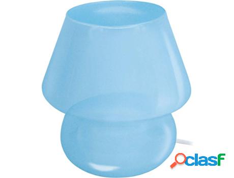 Lámpara de Mesa TOSEL Champignon 15.5 cm (Azul - E14 -