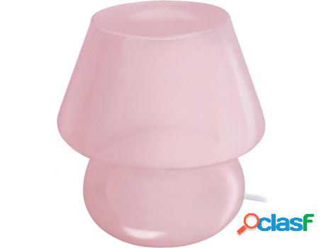 Lámpara de Mesa TOSEL Champignon (Rosa - E14 - Máx. 40W -