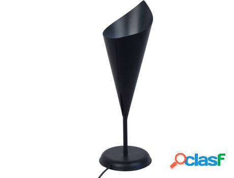 Lámpara de Mesa TOSEL Châtaignier (Negro - E27 - Máx. 40W