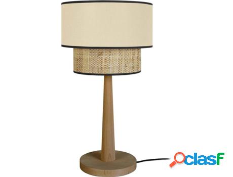 Lámpara de Mesa TOSEL Cochin (Crema - E27 - Máx. 40W -