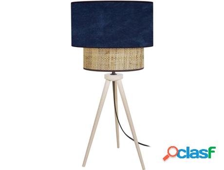 Lámpara de Mesa TOSEL Cochin T (Azul - E27 - Máx. 40W -