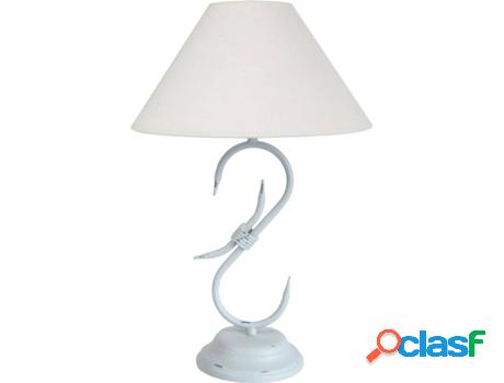 Lámpara de Mesa TOSEL Eze (Blanco - E27 - Máx. 40W -