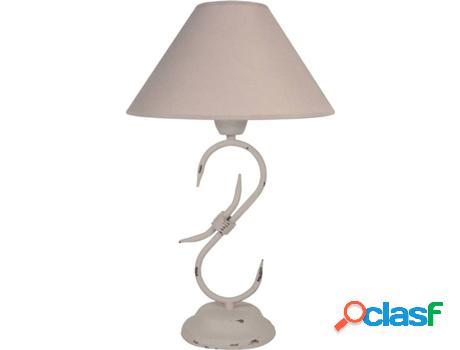 Lámpara de Mesa TOSEL Eze (Taupe - E27 - Máx. 40W - Metal)