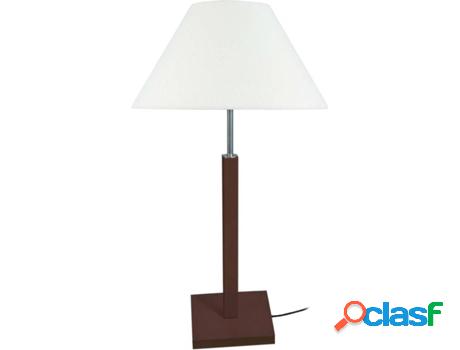 Lámpara de Mesa TOSEL Hod (Blanco - E27 - Máx. 40W -