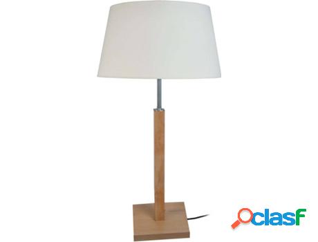 Lámpara de Mesa TOSEL Hod (Natural, Crudo - E27 - Máx. 40W