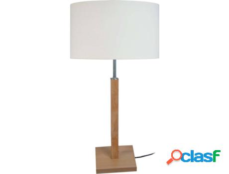 Lámpara de Mesa TOSEL Hod (Natural - E27 - Máx. 40W -