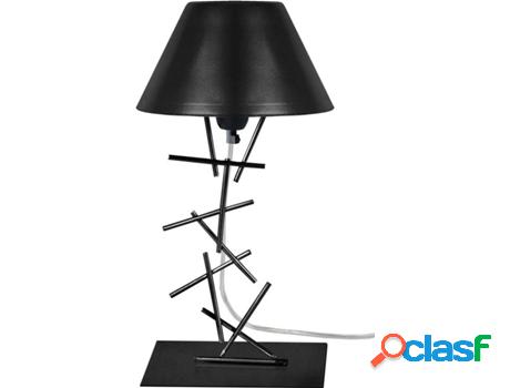 Lámpara de Mesa TOSEL Incerus (Negro - E27 - Máx. 40W -