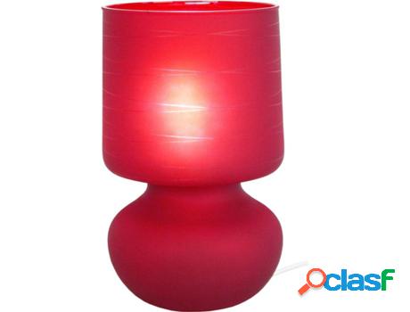 Lámpara de Mesa TOSEL Katia 2 (Rojo - E14 - Máx. 40W -