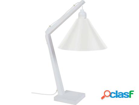 Lámpara de Mesa TOSEL Kran Kone (Blanco - E27 - Máx. 40W -