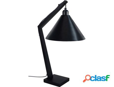 Lámpara de Mesa TOSEL Kran Kone (Negro y Blanco - E27 -