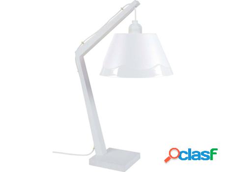 Lámpara de Mesa TOSEL Kran Plexi Cone (Blanco - E27 - Máx.