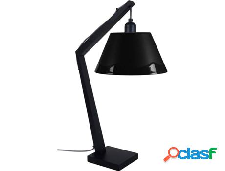 Lámpara de Mesa TOSEL Kran Plexi Cone (Negro y Blanco - E27