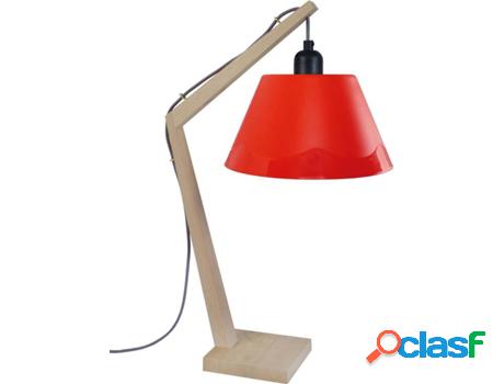 Lámpara de Mesa TOSEL Kran Plexi Cone (Plateado - E27 -
