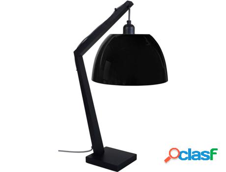 Lámpara de Mesa TOSEL Kran Plexi (Negro - E27 - Máx. 40W -