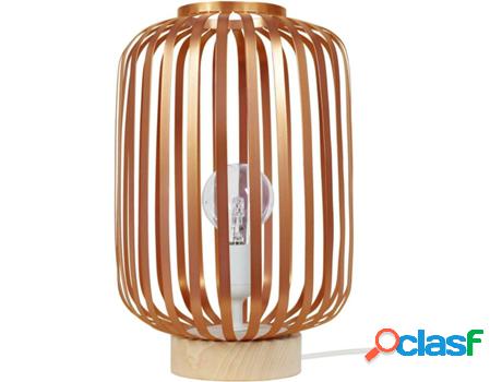 Lámpara de Mesa TOSEL Lam. Berne (Cobre - E27 - Máx. 40W -