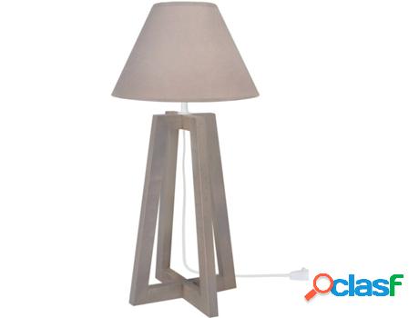 Lámpara de Mesa TOSEL Lot (Taupe - E27 - Máx. 40W -