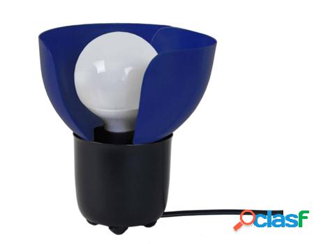Lámpara de Mesa TOSEL Lotus (Negro, Azul Marino - E27 -