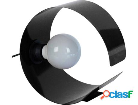 Lámpara de Mesa TOSEL Lune (Negro - E27 - Máx. 40W -