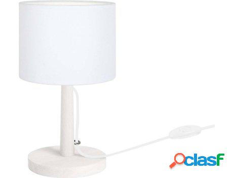 Lámpara de Mesa TOSEL Mykines (Blanco - E14 - Máx. 40W -