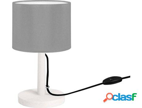 Lámpara de Mesa TOSEL Mykines (Gris - E14 - Máx. 40W -