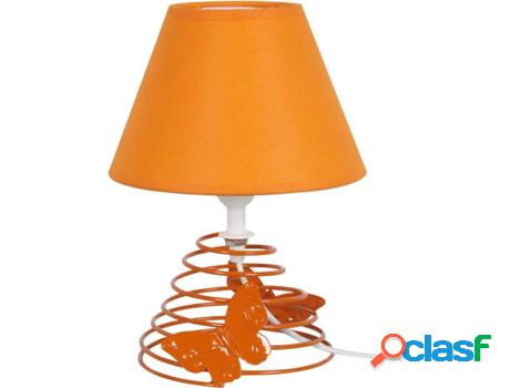 Lámpara de Mesa TOSEL Papillon T (Naranja - E14 - Máx. 40W