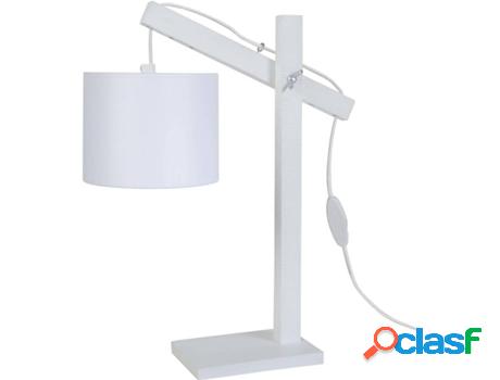 Lámpara de Mesa TOSEL Pilori Cykindre (Blanco - E14 - Máx.