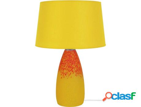 Lámpara de Mesa TOSEL Pâte De Verre (Amarillo, Rojo,