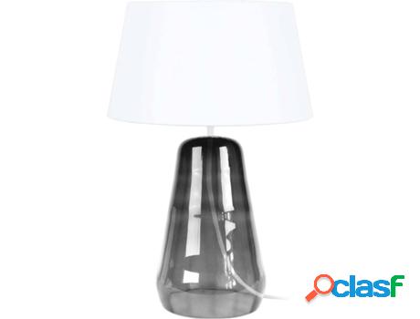 Lámpara de Mesa TOSEL Reflectit (Fumado, Blanco - E27 -