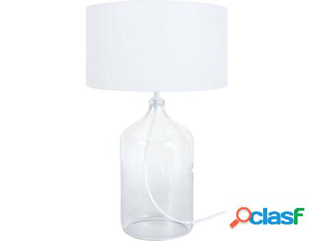 Lámpara de Mesa TOSEL Reflects V Blanca en Vidrio 30 x 39