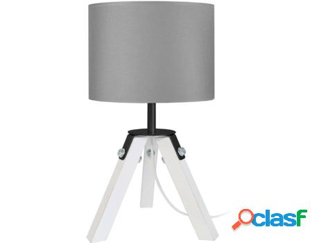 Lámpara de Mesa TOSEL Ruhr (Gris - E14 - Máx. 40W -