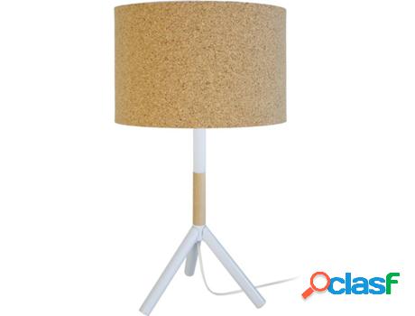 Lámpara de Mesa TOSEL Trident B (Natural - E27 - Máx. 40W