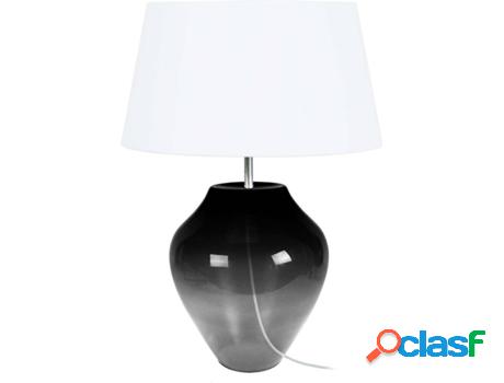 Lámpara de Mesa TOSEL Vase 30 cm (Fumado, Blanco - E27 -