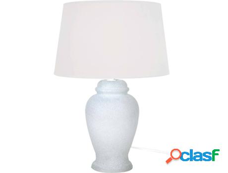 Lámpara de Mesa TOSEL Ágora (Blanco - E27 - Máx. 40W -