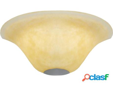 Lámpara de Pared TOSEL Albâtre 30 cm (Crema - E27 - Máx.