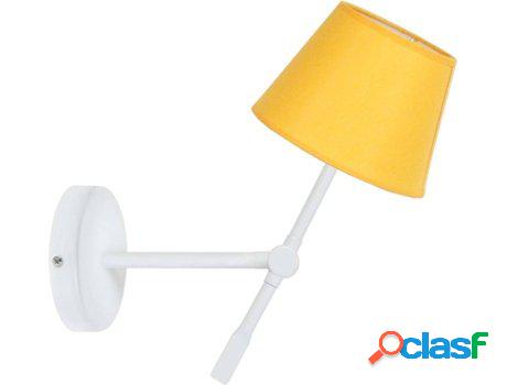 Lámpara de Pared TOSEL Articuler (Blanco, Amarillo - E14 -