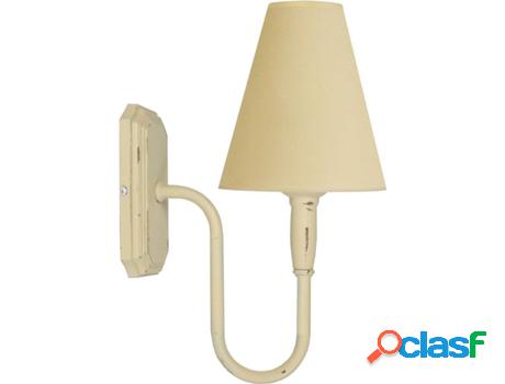 Lámpara de Pared TOSEL Calais (Crema - E14 - Máx. 40W -