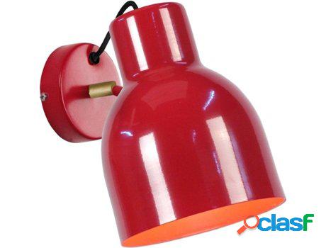Lámpara de Pared TOSEL Carlson (Rojo - E27 - Máx. 40W -