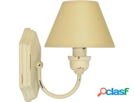 Lámpara de Pared TOSEL Dax (Crema - E14 - Máx. 40W -