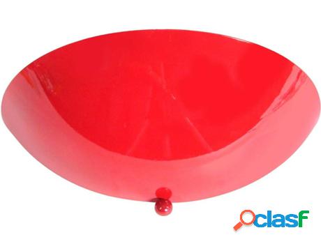 Lámpara de Pared TOSEL Demi-Lune (Rojo - E27 - Máx. 40W -