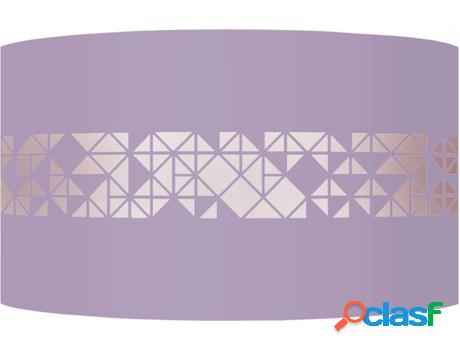 Lámpara de Pared TOSEL Ikat Carres (Malva - E27 - Máx. 40W