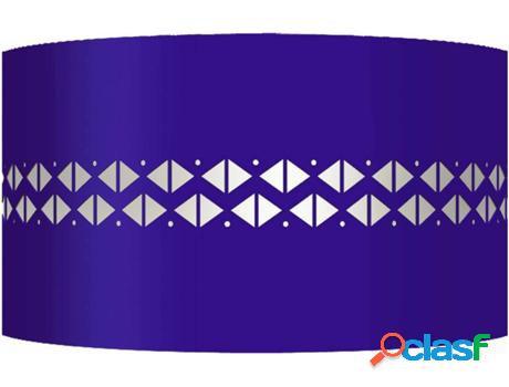 Lámpara de Pared TOSEL Ikat Diamantes (Azul - E27 - Máx.