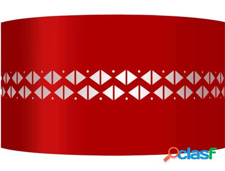 Lámpara de Pared TOSEL Ikat Diamantes (Rojo - E27 - Máx.