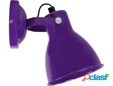 Lámpara de Pared TOSEL Manhattan (Morado - E14 - Máx. 40W