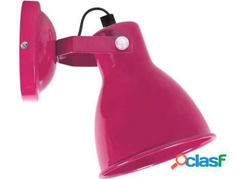 Lámpara de Pared TOSEL Manhattan (Rosa - E14 - Máx. 40W -