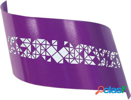 Lámpara de Pared TOSEL Vague Ikat Carrès (Morado - E27 -