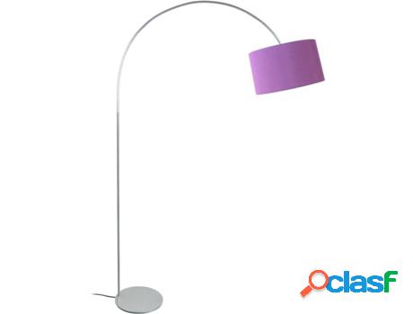 Lámpara de Pié TOSEL Alfena Arc (Morado - E27 - Máx. 40W